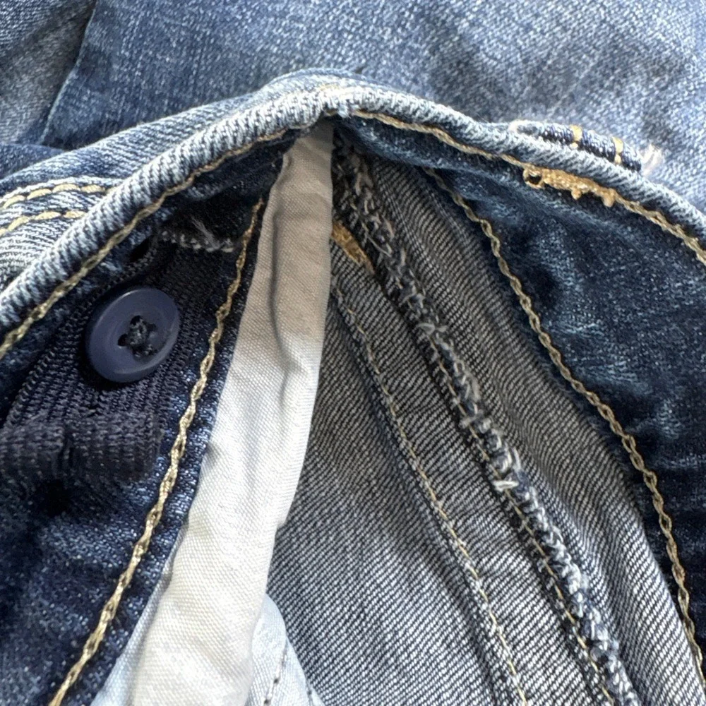 Wrangler 20X Jeans Boys Size 16 Regular Blue Straight Leg Adjustable Waist Denim